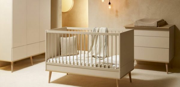 ΠΡΟ-ΕΦΗΒΙΚΟ ΚΡΕΒΑΤΙ 70×140 ''FLOW'' CLAY & OAK